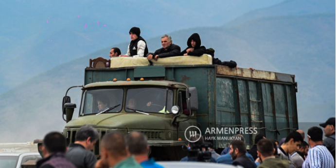 Արցախից  բռնի տեղահանված 84 հազար 770 անձ է ժամանել Հայաստան
