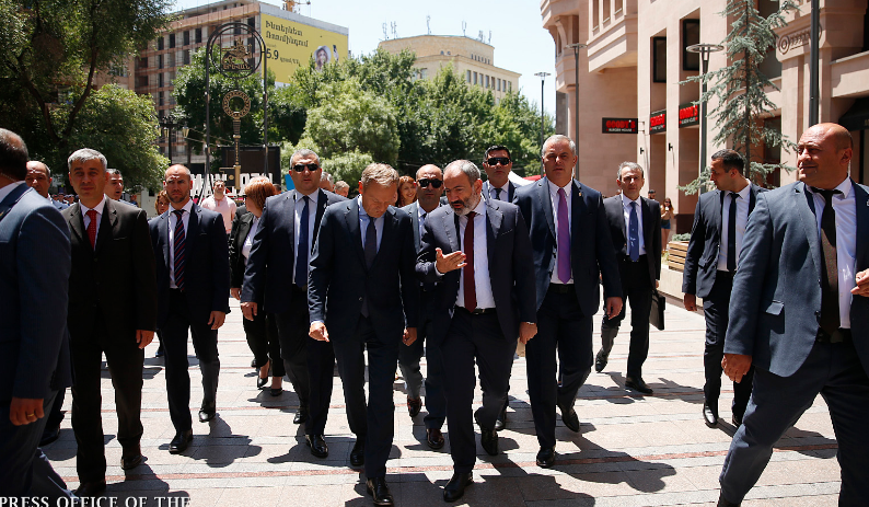 Փաշինյանը և Տուսկը քննարկել են Հայաստան-Եվրամիություն հարաբերությունների զարգացման հեռանկարները