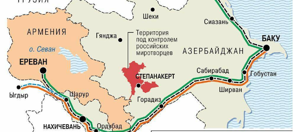Коммерсантъ: Մոսկվայում Հայաստանն ու Ադրբեջանը նախանշեցին հարաբերությունների սահմանները (քարտեզ)